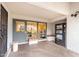 Community laundry room, visible through a large window, features multiple machines and a convenient vending machine at 3314 N 68Th St # 247, Scottsdale, AZ 85251
