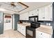 This kitchen features modern appliances, tiled floor and ample cabinet space at 3345 E University Dr # 29, Mesa, AZ 85213