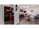 Bright home office space with wood laminate flooring, a walk-in closet and views of the exterior at 4113 N 10Th Pl, Phoenix, AZ 85014