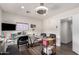 Home office with wood-look floors, modern lighting, work station, and ample storage at 4113 N 10Th Pl, Phoenix, AZ 85014