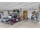 Spacious garage with room for a golf cart and storage at 4432 E Carmel Ave, Mesa, AZ 85206