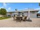 Backyard patio with outdoor seating, great for entertaining at 4432 E Carmel Ave, Mesa, AZ 85206