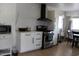 Modern kitchen includes stainless steel appliances, custom cabinets, and eat-in kitchen at 7807 E Main St # D-6, Mesa, AZ 85207
