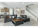 Stylish living room featuring sleek furnishings, a cozy area rug, and an open floor plan at 1255 N Arizona Ave # 1043, Chandler, AZ 85225