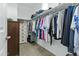 A well-organized walk-in closet with ample hanging space and drawers provides efficient storage solutions at 1255 N Arizona Ave # 1043, Chandler, AZ 85225