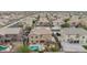 Great backyard with a swimming pool, patio, pergola, and low maintenance landscaping at 12910 W Tuckey Ln, Glendale, AZ 85307