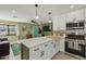 Modern kitchen featuring a center island, white cabinets, and open layout design at 1326 E Almeria Rd, Phoenix, AZ 85006