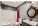 Vintage style secondary bathroom features a tub and ample space at 2167 E Aspen Dr, Tempe, AZ 85282