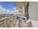 Inviting balcony with stylish seating and panoramic views, ideal for unwinding and taking in the city skyline at 2211 E Camelback Rd # 605, Phoenix, AZ 85016