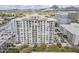 Elevated view of the building, showcasing its modern architecture and surrounding landscape at 2211 E Camelback Rd # 605, Phoenix, AZ 85016