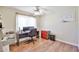 This office space is perfect for working from home with great natural light and hardwood floors at 22521 N 60Th Ave, Glendale, AZ 85310
