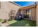 Cozy outdoor patio with patio furniture at 2348 W Comstock Dr, Chandler, AZ 85224