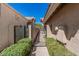 View of side yard with fence at 2348 W Comstock Dr, Chandler, AZ 85224