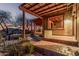 Lovely covered patio area with desert landscaping at 3201 N 91St St, Mesa, AZ 85207