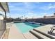 Inviting pool and spa with cool decking for relaxing or entertaining at 4129 W Caron St, Phoenix, AZ 85051