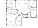 Home floor plan layout showing the dimensions and arrangement of rooms at 4665 E Dartmouth St, Mesa, AZ 85205