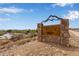 Artistic community sign for McDowell Mountain Golf Club at 10796 E Betony Dr, Scottsdale, AZ 85255