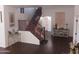 Entryway featuring hardwood floors, a staircase, and natural light at 11219 N 165Th Ave, Surprise, AZ 85388