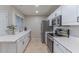 Modern kitchen with stainless steel appliances and white countertops at 11333 N 92Nd St # 2080, Scottsdale, AZ 85260