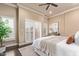 Cozy bedroom with plantation shutters and natural light at 12625 N Saguaro Blvd # 203, Fountain Hills, AZ 85268