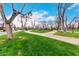 Picturesque community park with sidewalks and a gazebo with a view to the homes nearby at 20690 E Sunset Dr, Queen Creek, AZ 85142