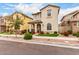 Beautiful two-story home features covered porch, decorative front yard and drought-resistant landscaping at 2571 S Melvin St, Gilbert, AZ 85295