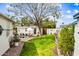 Lush backyard showcasing green lawn, a private pool, landscaping, and a serene outdoor retreat at 3126 N 17Th Dr, Phoenix, AZ 85015