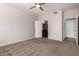 Bedroom boasts neutral walls and flooring, offering a versatile space to personalize at 3302 N 7Th St # 108, Phoenix, AZ 85014