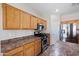 Efficient kitchen layout with modern appliances and countertop space at 4330 W Aracely Dr, New River, AZ 85087