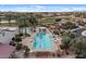 Aerial view of the community pool, showing pools and recreational areas at 4515 E Rakestraw Ln, Gilbert, AZ 85298