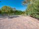 Paver driveway bordered with greenery, showcasing the property's meticulous landscaping and curb appeal at 5040 N Arcadia Dr, Phoenix, AZ 85018