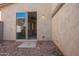 Neutral patio features a sliding glass door for seamless indoor/outdoor living at 5472 W Fulton St, Phoenix, AZ 85043