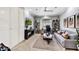 Comfortable home office featuring built-in storage, a cozy seating area, and natural light at 5670 W Linda Ln, Chandler, AZ 85226