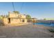 Large backyard with a sparkling pool and plenty of open space at 9834 N 1St St, Phoenix, AZ 85020