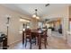 Dining room with tile flooring and an open layout leading to living spaces at 995 E Vernoa St, San Tan Valley, AZ 85140