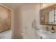 Tastefully designed bathroom featuring a modern sink, decorative mirror, and fresh decor at 2008 E Rock Wren Rd, Phoenix, AZ 85048