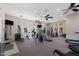 Community gym features modern exercise equipment and plenty of space for a workout at 240 W Juniper Ave # 1053, Gilbert, AZ 85233