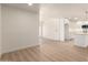 Stylish kitchen with white cabinets, quartz countertops, and stainless steel appliances at 2416 S Evergreen Rd, Tempe, AZ 85282