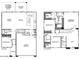 Detailed floor plan showcasing the layout of the home's first and second floors at 25215 W Wayland Dr, Buckeye, AZ 85326