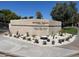 Monument sign at the entrance to Biltmore Terrace Condominiums, surrounded by well-maintained desert landscaping at 5110 N 31St Way # 345, Phoenix, AZ 85016