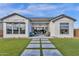 Beautiful backyard with inviting patio seating and access via sliding doors to the home interior at 6790 S Springs Pl, Chandler, AZ 85249