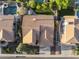 Aerial view of the house roof and surrounding landscape at 76 W Stacey Ln, Tempe, AZ 85284