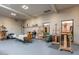 Bright art studio with easels and art supplies at 7920 E Camelback Rd # 203, Scottsdale, AZ 85251