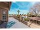 Relaxing balcony overlooking a serene lake and lush landscaping with room for seating at 11101 W Sieno Pl, Avondale, AZ 85392