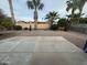 Beautiful backyard area featuring mature landscaping and a concrete slab at 1143 S 96Th St, Mesa, AZ 85208