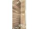 Modern shower showcasing decorative tile accents and a rainfall shower head at 15342 W Tasha Dr, Surprise, AZ 85374