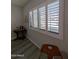 Bright room featuring elegant plantation shutters for optimal light control and privacy at 170 E Guadalupe Rd # 154, Gilbert, AZ 85234