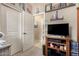 This secondary bedroom features dual closets and a view of the ensuite bathroom at 23791 W Magnolia Dr, Buckeye, AZ 85326