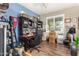 Spacious home office with natural light and hardwood floors at 23791 W Magnolia Dr, Buckeye, AZ 85326