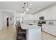 Spacious kitchen with white cabinets, stainless steel appliances, and granite countertops at 24878 N 172Nd Dr, Surprise, AZ 85387